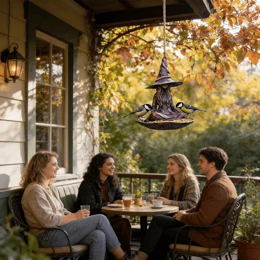 🏆Flash Sale⚡ 50K+ SOLD!Meditating Witch Garden Bird Feeder